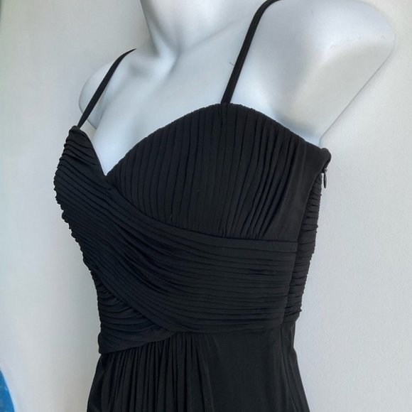BCBG MaxAzria Sweetheart Neckline Mini Black Dress - Picture 5 of 7